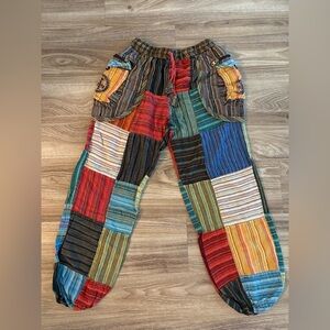 PATCHWORK HIPPIE PANTS
